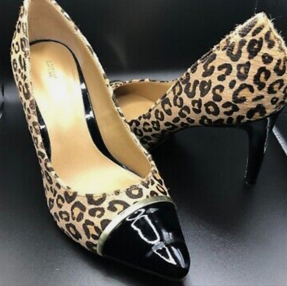 Apt. 9 Cheetah Leopard Print Women Shoes, Size 7.5.